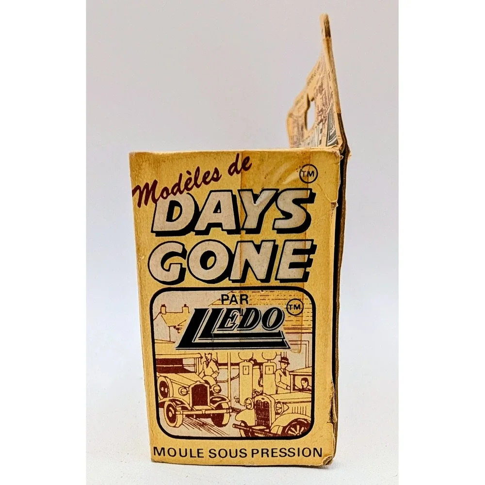 Lledo Models of Days Gone Diecast Car Set Yellow Taxi and Coupe Made in England
